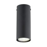 Emibig Plafondlamp Tecno Staal Zwart | Geschikt voor 1x GU10 - Max 8W