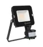 Ledvance LED Floodlight Compact Zwart 20W 2000lm 100D - 840 Koel Wit | IP65 - Symmetrisch - Bewegings- en lichtsensor