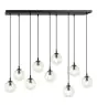 Emibig Hanglamp Cosmo Staal Zwart | Geschikt voor 9x E14 - Max 10W