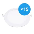 Voordeelpak 15x Bright Choice LED Downlight UltraSlim 24W 1950lm 110D - 840 Koel Wit | 295mm - Zaagmaat 280mm
